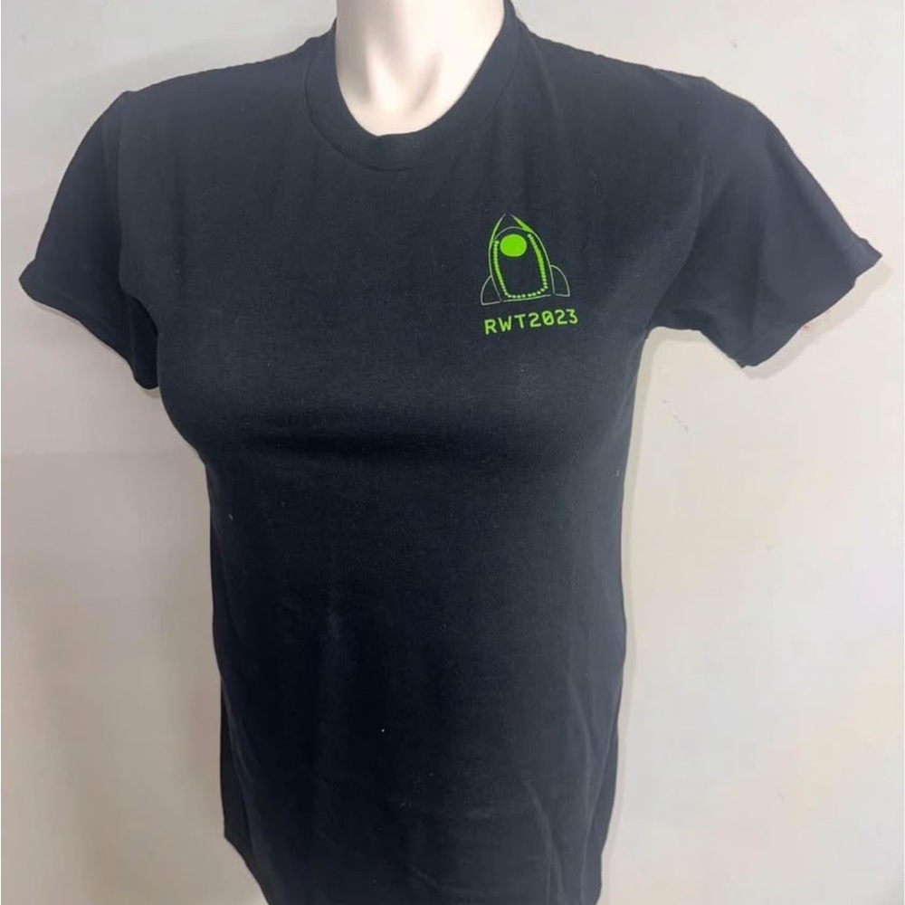 Beyoncé Black and Green Short Sleeve Tee with Logo NWOT